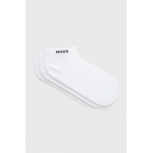 Ponožky BOSS 5-pack dámské, bílá barva