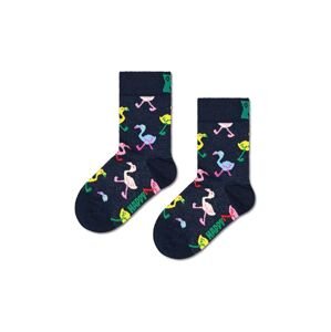 Dětské ponožky Happy Socks Kids Flamingo Sock černá barva