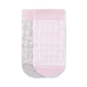 Kojenecké ponožky Tous 2-pack růžová barva