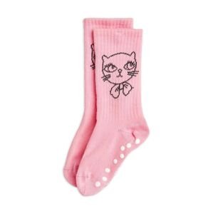 Dětské ponožky Mini Rodini Cathlethes růžová barva
