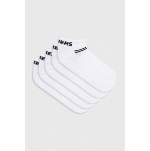 Dětské ponožky Skechers MESH VENTILATION 5-pack bílá barva