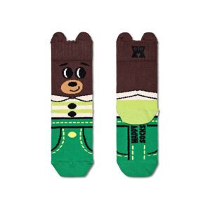 Dětské ponožky Happy Socks Kids Bear Sock hnědá barva