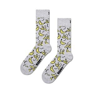 Ponožky Happy Socks Banana Sock šedá barva