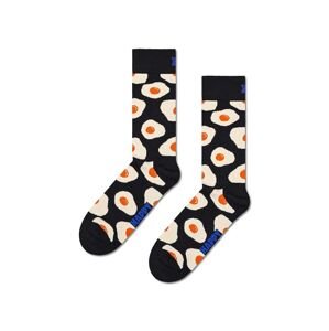 Ponožky Happy Socks Sunny Side Up Sock černá barva