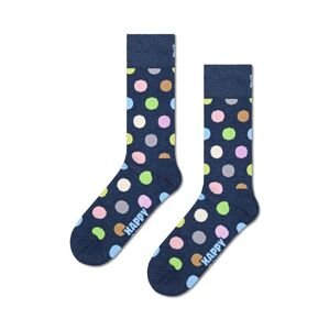 Ponožky Happy Socks Big Dot Sock tmavomodrá barva