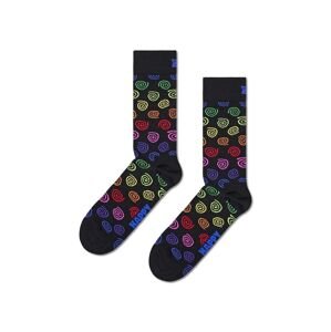 Ponožky Happy Socks Swirl Sock černá barva
