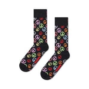 Ponožky Happy Socks Peace černá barva