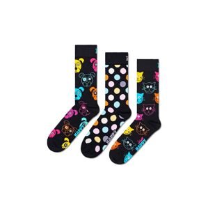 Ponožky Happy Socks Classic Dog 3-pack tmavomodrá barva