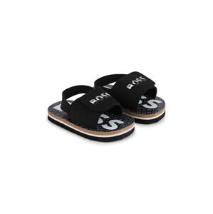 Dětské sandály BOSS černá barva