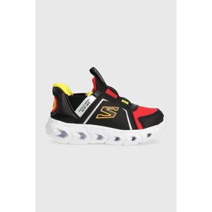 Dětské sneakers boty Skechers HYPNO-FLASH 2.0 BRISK-BRIGHTS černá barva