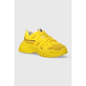 Sneakers boty Patrizia Pepe žlutá barva, 8Z0043 V005 Y447