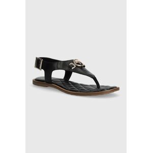 Kožené sandály Barbour Vivienne dámské, černá barva, LFO0682BK12