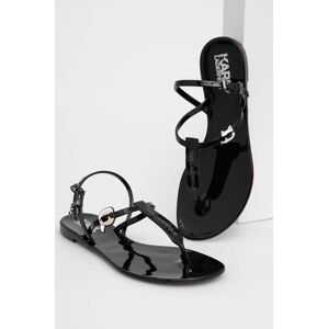 Sandály Karl Lagerfeld JELLY dámské, černá barva, KL80002N
