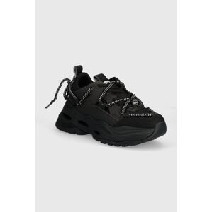 Sneakers boty Buffalo Triplet Lace černá barva, 1630920.BLK