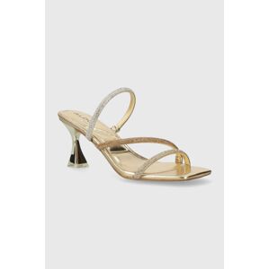 Pantofle Aldo Jewella dámské, zlatá barva, na podpatku, 13738897.Jewella
