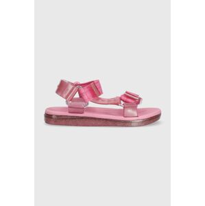 Sandály Melissa MELISSA PAPETE + RIDER GOOD TIMES AD dámské, růžová barva, M.32930.AV016