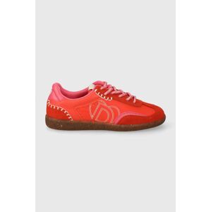 Sneakers boty Desigual Heri oranžová barva, 24SSKA02.3136