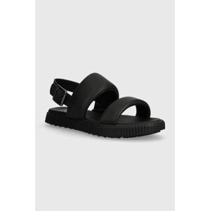 Kožené sandály Sorel ONA STREETWORKS GO-TO FL dámské, černá barva, 2070231010