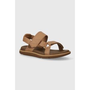 Kožené sandály Teva Madera Slingback dámské, hnědá barva, 1152570