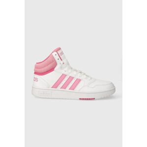 Dětské sneakers boty adidas Originals HOOPS 3.0 MID K růžová barva