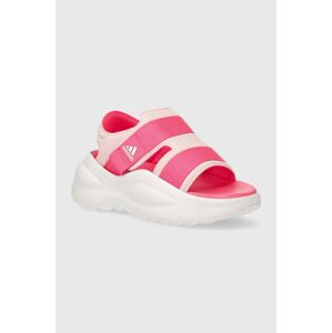 Dětské sandály adidas MEHANA SANDAL KIDS růžová barva