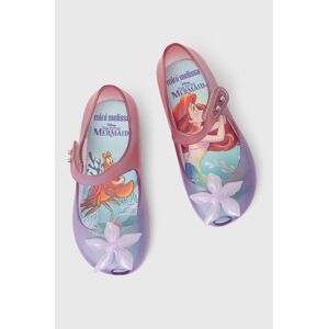 Dětské balerínky Melissa ULTRAGIRL LITTLE, x Disney fialová barva