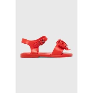 Dětské sandály Melissa MAR SANDAL HOT BB červená barva