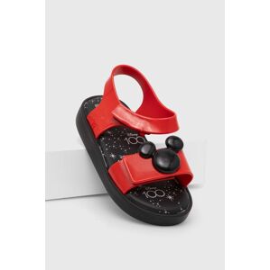 Dětské sandály Melissa JUMP DISNEY 100 BB červená barva