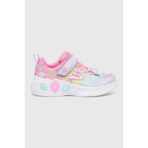 Dětské sneakers boty Skechers PRINCESS WISHES růžová barva
