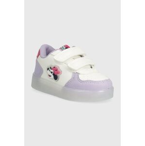 Dětské sneakers boty zippy x Disney fialová barva
