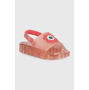 Dětské sandály zippy růžová barva