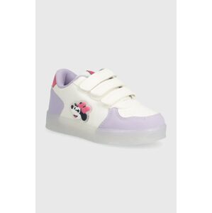 Dětské sneakers boty zippy x Disney fialová barva