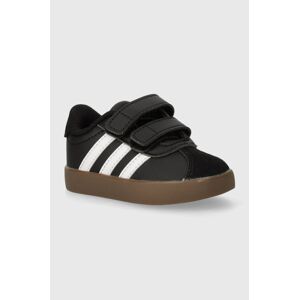 Dětské sneakers boty adidas VL COURT 3.0 CF I černá barva