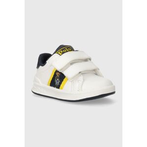 Dětské sneakers boty Polo Ralph Lauren bílá barva