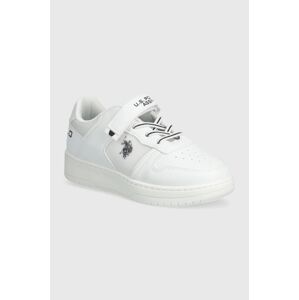 Dětské sneakers boty U.S. Polo Assn. DENNY006 bílá barva