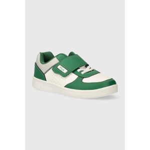 Dětské sneakers boty Fila C. COURT CB velcro zelená barva