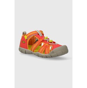 Dětské sandály Keen SEACAMP II CNX oranžová barva