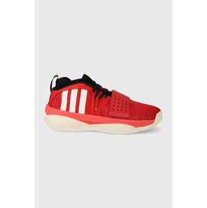 Basketbalové boty adidas Performance Dame 8 Extply červená barva, IF1506