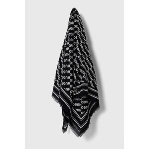 Šátek HUGO černá barva
