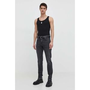 Džíny Karl Lagerfeld Jeans pánské, šedá barva