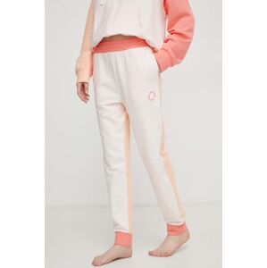 Kalhoty Dkny růžová barva, YI70002