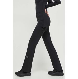 Tréninkové kalhoty adidas by Stella McCartney černá barva, hladké, IN3650