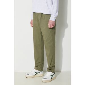 Kalhoty New Balance pánské, zelená barva, jednoduché