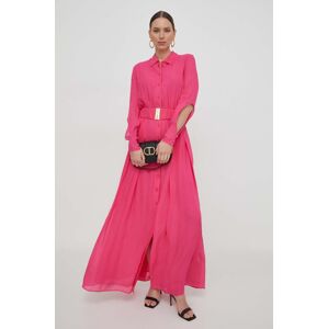 Šaty Pinko růžová barva, maxi, 102965.A1JZ