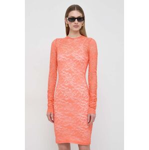 Šaty Pinko oranžová barva, mini, 102923.A1LG