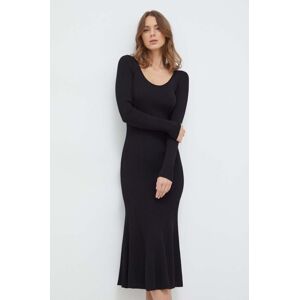 Šaty Pinko černá barva, maxi, 102800.A170