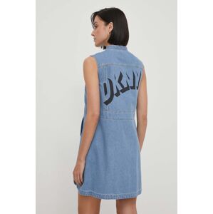 Džínové šaty Dkny mini, D2A4BX52