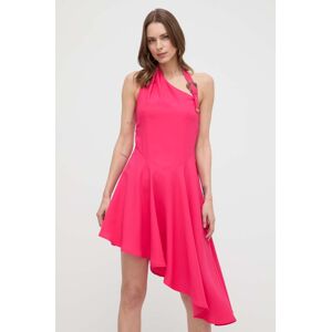 Šaty Versace Jeans Couture růžová barva, mini, 76HAO917 N0302