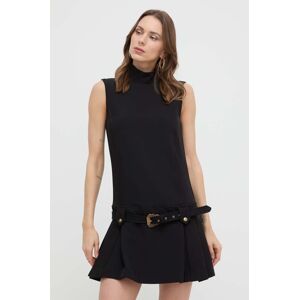 Šaty Versace Jeans Couture černá barva, mini, 76HAO924 N0103