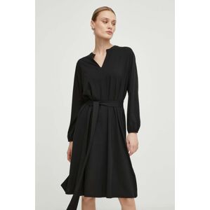 Šaty Marc O'Polo černá barva, mini